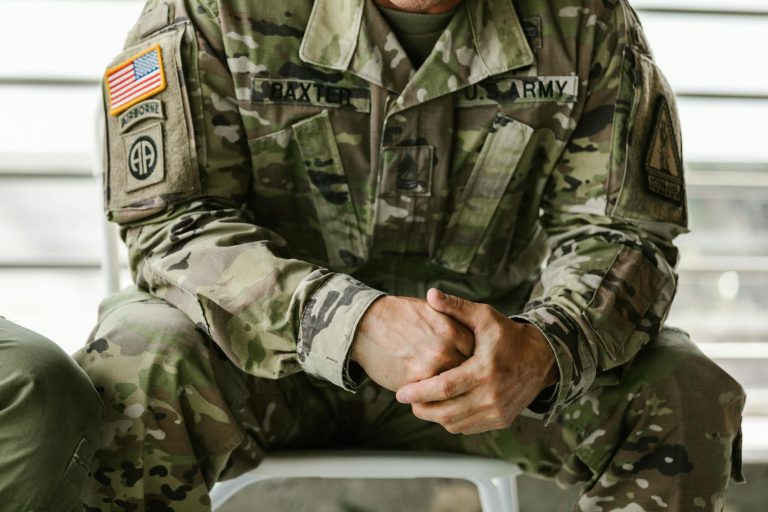 photo of person wearing military uniform
